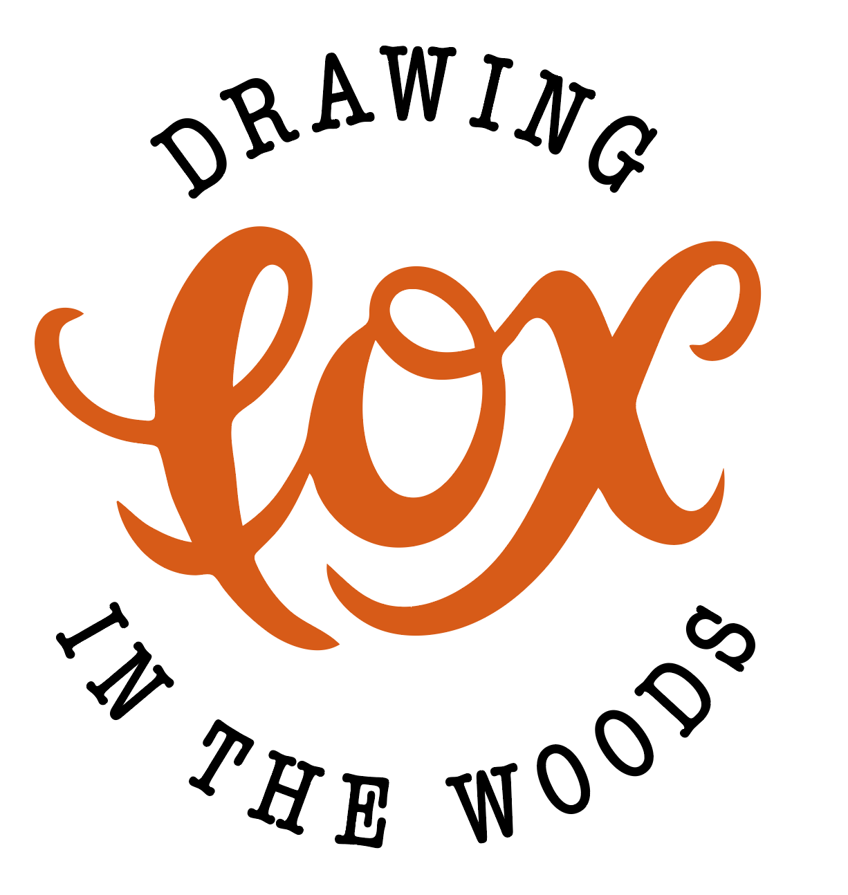 drawingfoxinthewoods